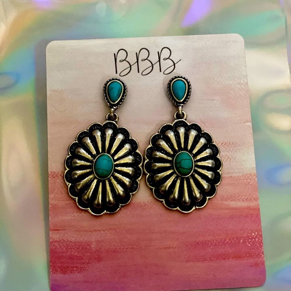 turquoise earrings